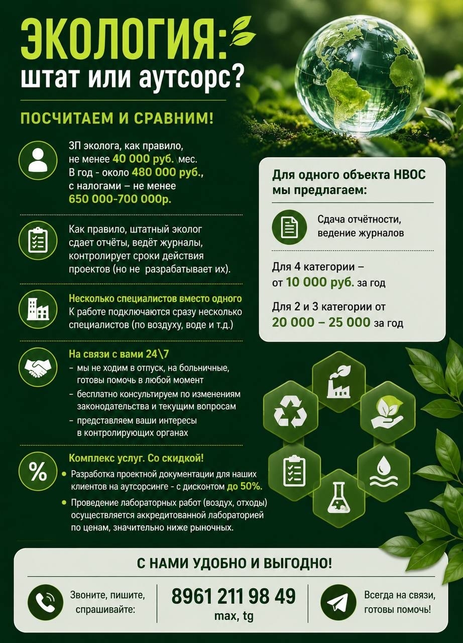 Экология: штат или аутсорс?